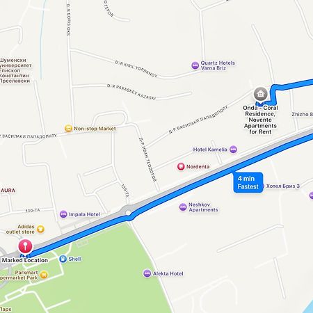 Nobile Apartment - Coral Residence Complex With Parking & Pool Варна Екстериор снимка